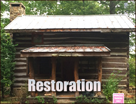 Historic Log Cabin Restoration  Emanuel County, Georgia